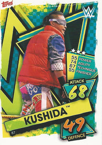 WWE Topps Slam Attax 2021 Trading Card Kushida No.87