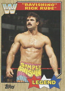 WWE Topps Heritage 2017 Trading Card Rick Rude No.87