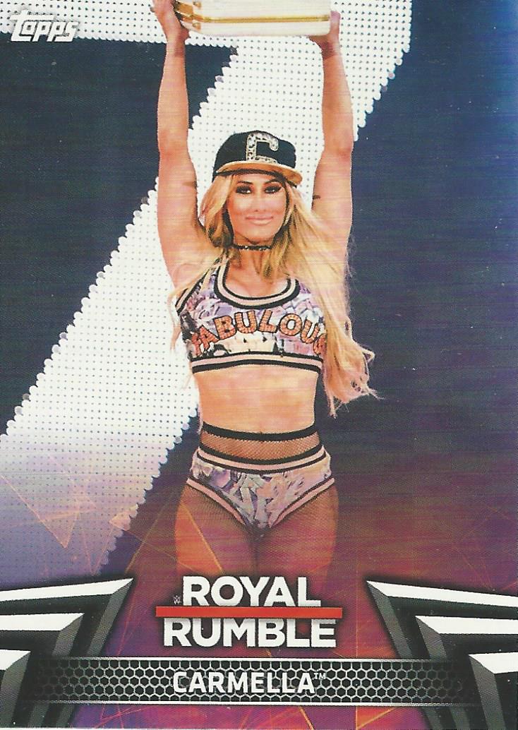 WWE Topps Women Division 2018 Trading Cards Carmella RR-13