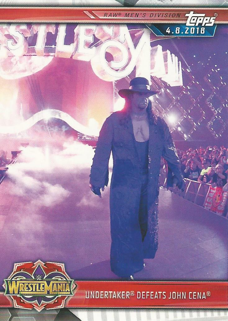 WWE Topps Champions 2019 Trading Cards Undertaker No.37