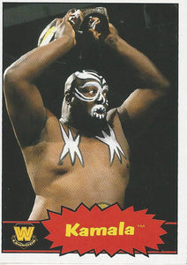 WWE Topps Heritage 2012 Trading Cards Kamala No.87
