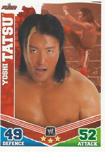 WWE Topps Slam Attax Mayhem 2010 Trading Card Yoshi Tatsu No.87