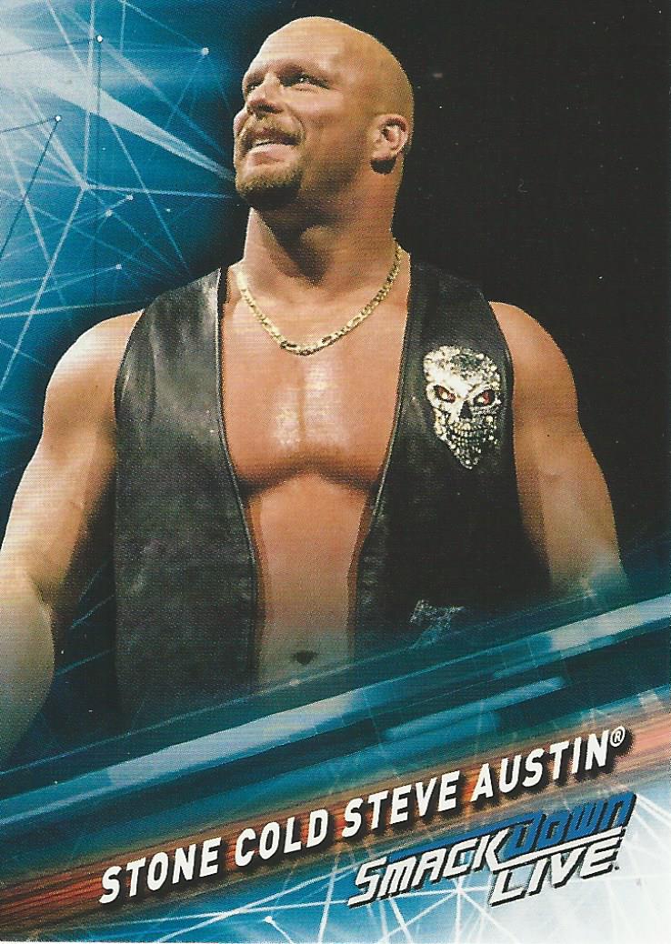 WWE Topps Smackdown 2019 Trading Cards Stone Cold Steve Austin No.87