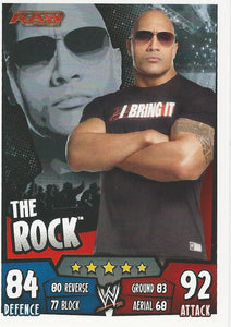 WWE Topps Slam Attax Rumble 2011 Trading Card The Rock No.87