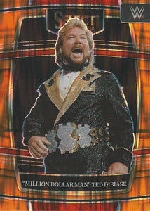 WWE Panini Select Trading Cards 2022 Million Dollar Man Ted Dibiase No.88 Orange Flash