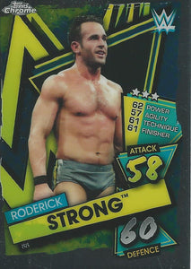 WWE Topps Slam Attax Chrome 2021 Trading Cards Roderick Strong No.88