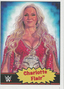 WWE Topps Living Set Trading Cards 2021 Charlotte Flair No.88