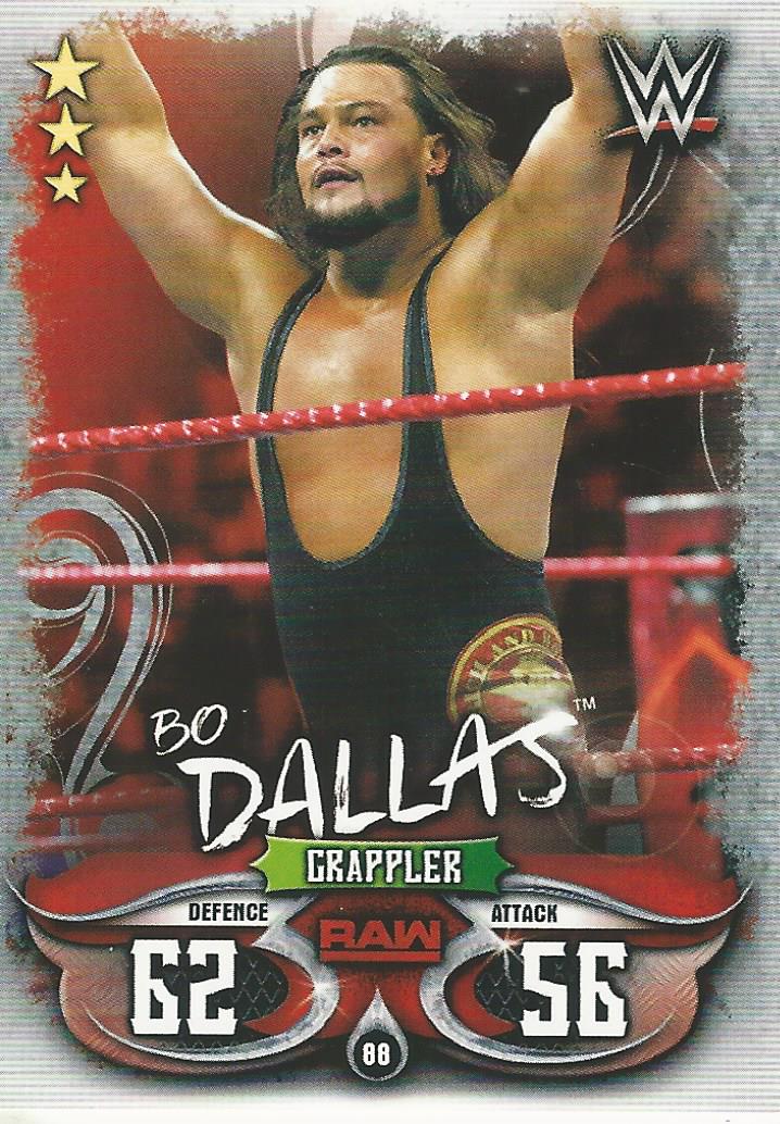 WWE Topps Slam Attax Live 2018 Trading Card Bo Dallas No.88