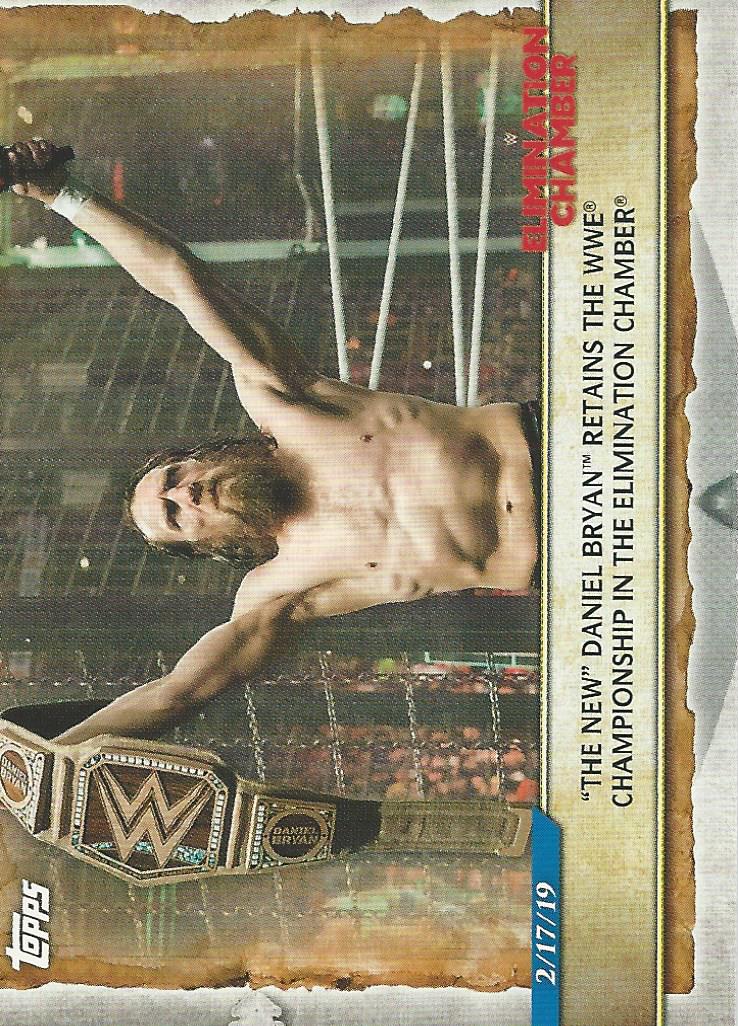 WWE Topps Road to Wrestlemania 2020 Trading Cards Daniel Bryan No.88