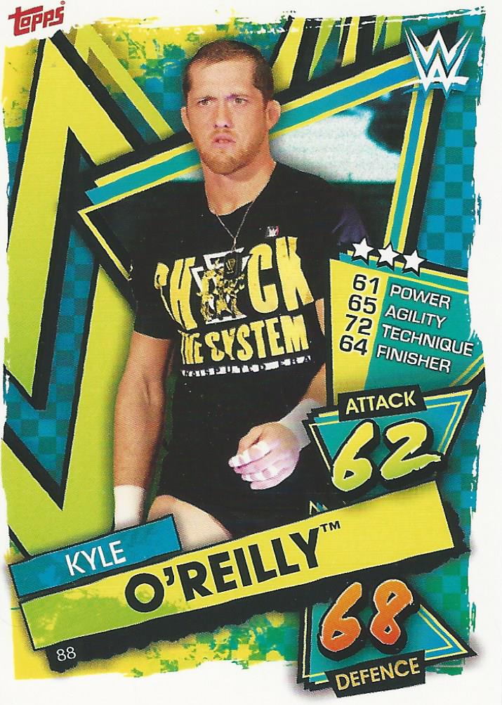 WWE Topps Slam Attax 2021 Trading Card Kyle O'Reilly No.88