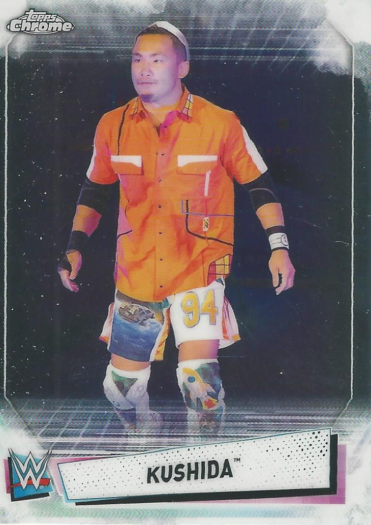 WWE Topps Chrome 2021 Trading Cards Kushida No.88