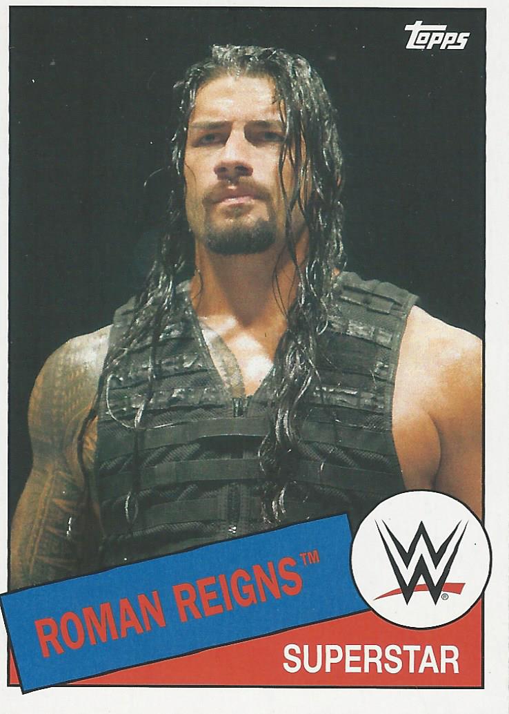WWE Topps Heritage 2015 Trading Card Roman Reigns No.88