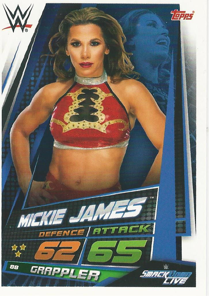 WWE Topps Slam Attax Universe 2019 Trading Card Mickie James No.88