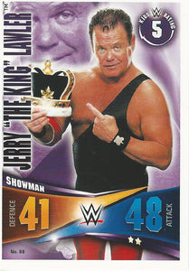 WWE Topps Slam Attax Rivals 2014 Trading Card Jerry Lawler No.88