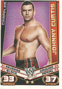 WWE Topps Slam Attax Rebellion 2012 Trading Card Johnny Curtis No.88