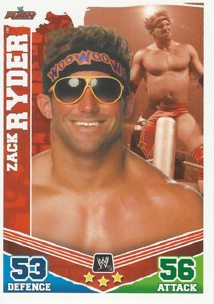 WWE Topps Slam Attax Mayhem 2010 Trading Card Zack Ryder No.88