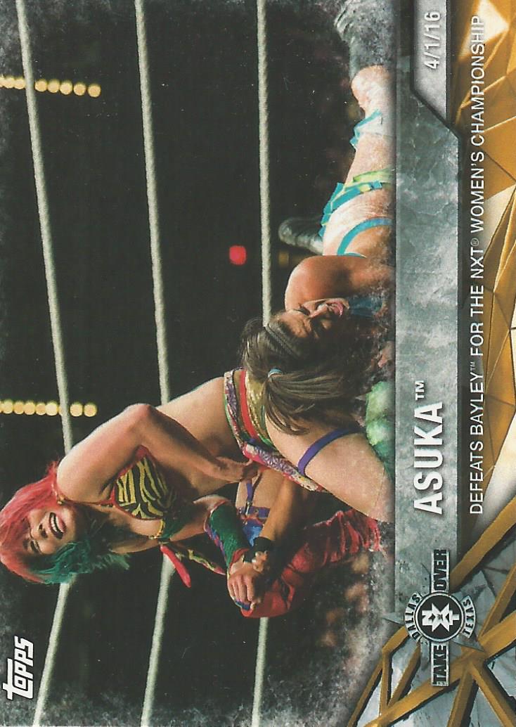 WWE Topps Women Division 2017 Trading Card Asuka NXT-14
