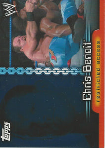 WWE Topps Insider 2006 Trading Card Chris Benoit C7