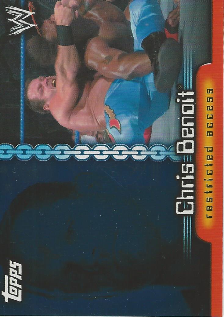 WWE Topps Insider 2006 Trading Card Chris Benoit C7