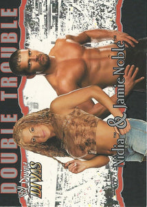 WWE Fleer Divine Divas Trading Card 2003 Double Trouble Jamie Noble and Nidia No.89
