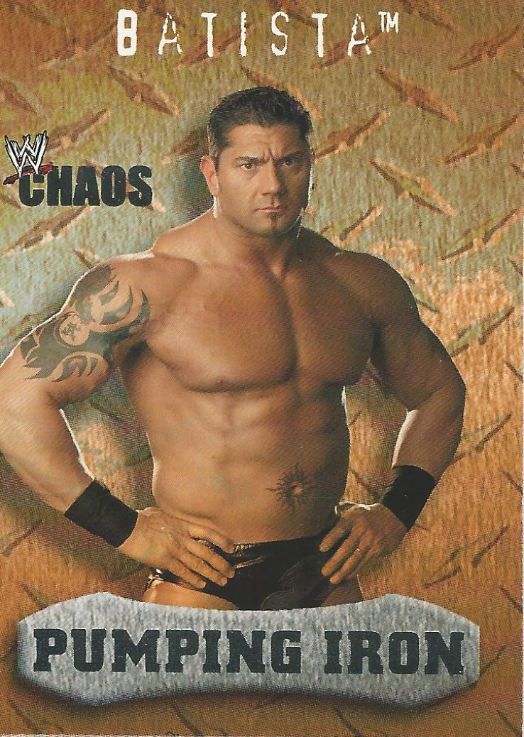 WWE Fleer Chaos Trading Card 2004 Batista No.89