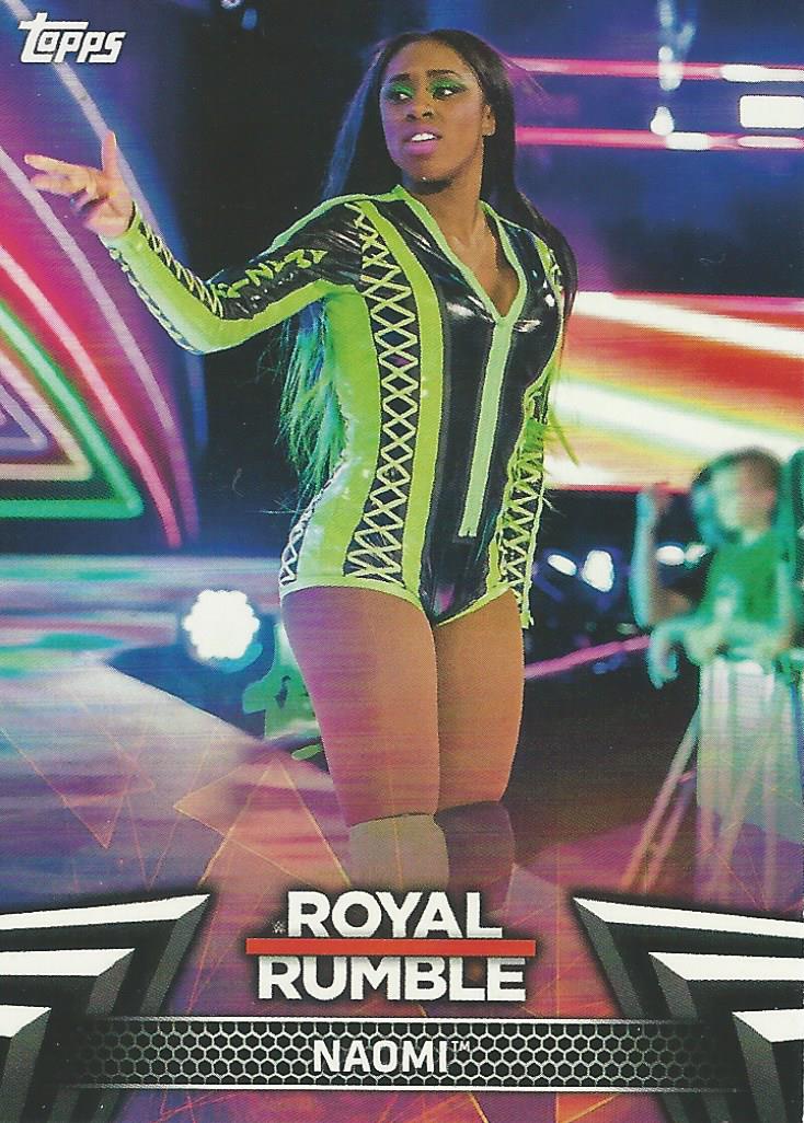 WWE Topps Women Division 2018 Trading Cards Naomi RR-15