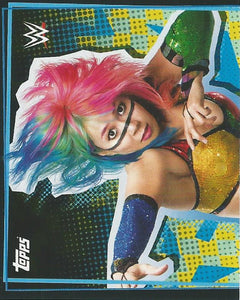 WWE Topps Road to Wrestlemania Stickers 2021 Asuka No.89