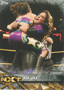 WWE Topps Women Division 2017 Trading Card Nia Jax NXT-15