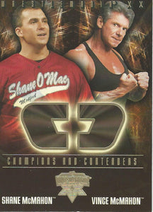 WWE Fleer Wrestlemania XX Trading Card 2004 Shane McMahon vs Vince McMahon CC 11 of 17