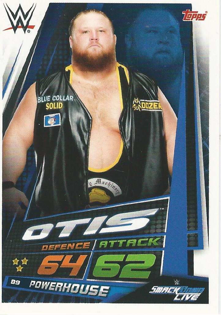 WWE Topps Slam Attax Universe 2019 Trading Card Otis No.89