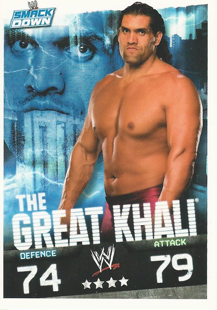 WWE Topps Slam Attax Evolution 2010 Trading Cards The Great Khali No.89