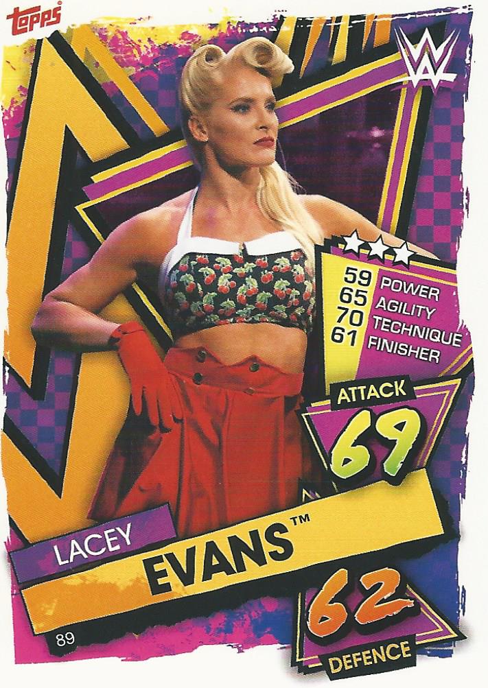 WWE Topps Slam Attax 2021 Trading Card Lacey Evans No.89