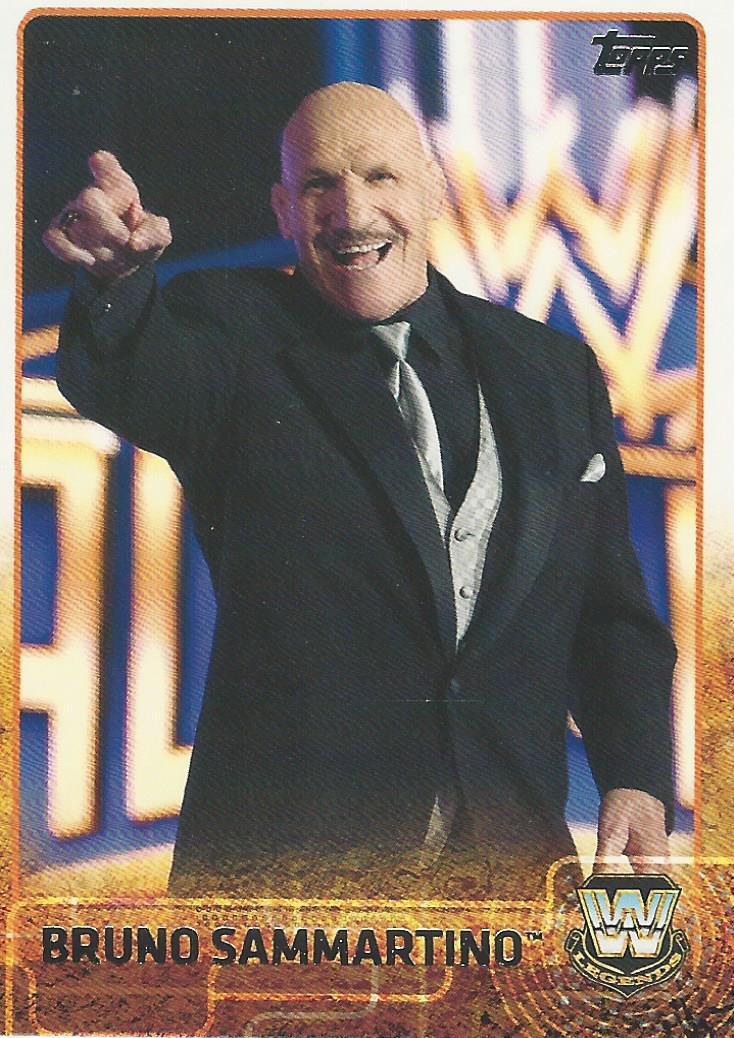 WWE Topps 2015 Trading Card Bruno Sammartino No.89