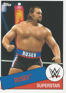 WWE Topps Heritage 2015 Trading Card Rusev No.89