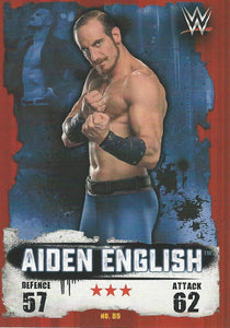 WWE Topps Slam Attax Takeover 2016 Trading Card Aiden English No.89