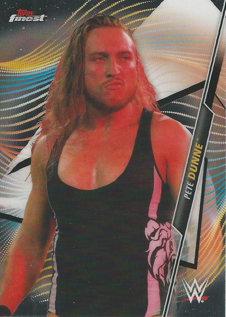 WWE Topps Finest 2020 Trading Card Pete Dunne No.89
