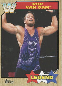 WWE Topps Heritage 2017 Trading Card Rob Van Dam No.89