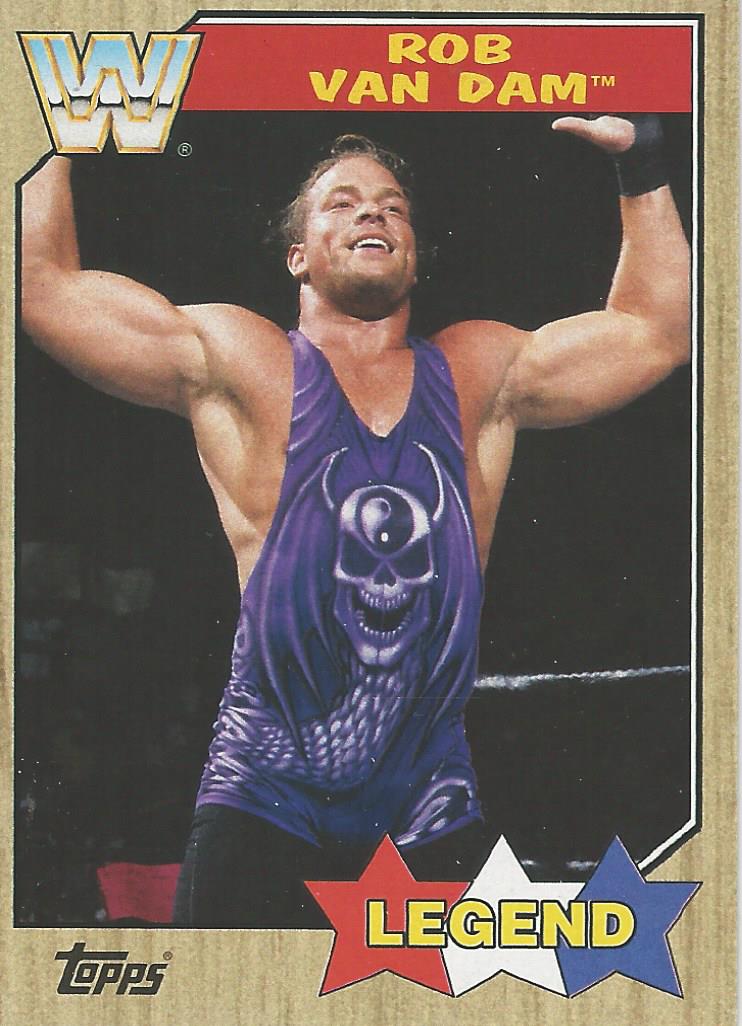 WWE Topps Heritage 2017 Trading Card Rob Van Dam No.89