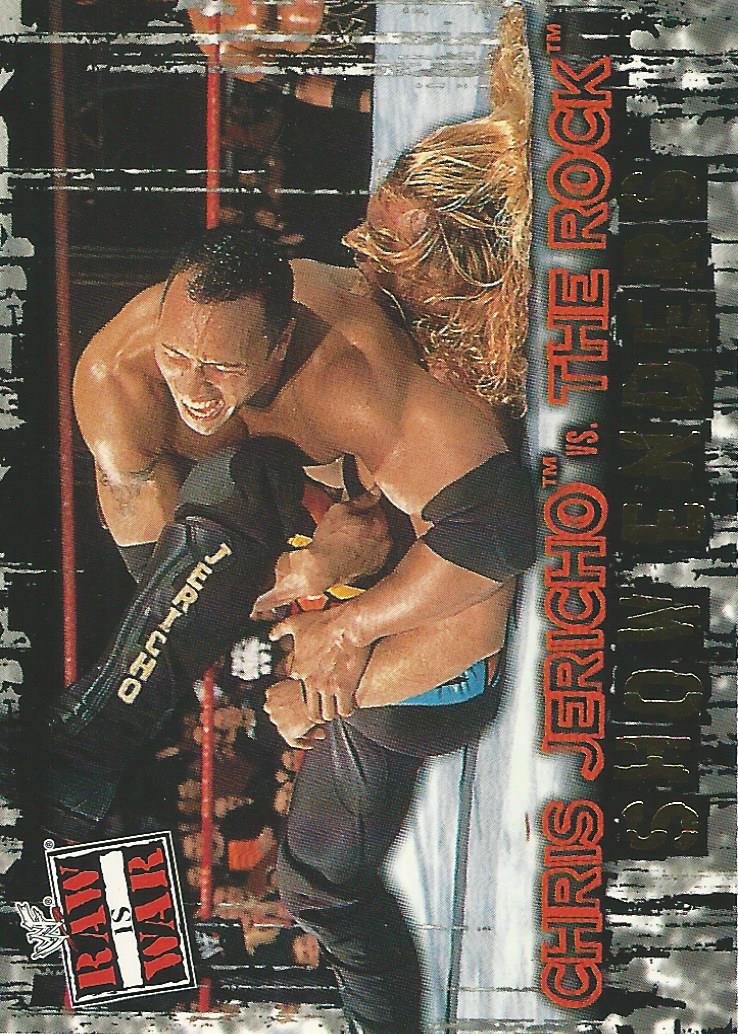 WWF Fleer Raw 2001 Trading Cards The Rock No.89
