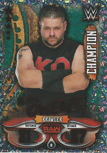 WWE Topps Slam Attax Live 2018 Trading Card Kevin Owens Champion No.8