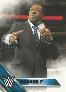 WWE Topps 2016 Trading Cards Booker T No.8