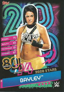 WWE Topps Slam Attax Reloaded 2020 Trading Card Bayley T8