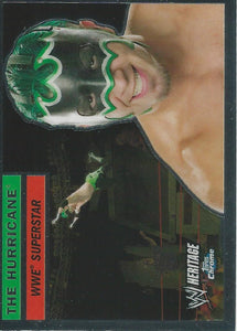 WWE Topps Chrome Heritage Trading Card 2006 Hurricane No.8