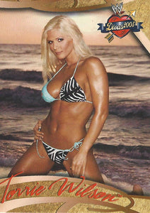 WWE Fleer Divas 2005 Trading Cards Torrie Wilson No.8