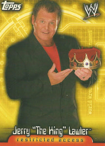 WWE Topps Insider 2006 Trading Cards US Jerry Lawler No.8