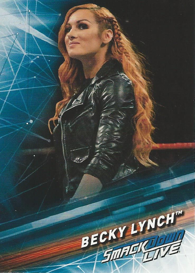 WWE Topps Smackdown 2019 Trading Cards Becky Lynch No.8