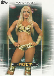 WWE Topps Women Division 2017 Trading Card Mandy Rose R8