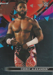 WWE Topps Finest 2021 Trading Cards Cedric Alexander No.8