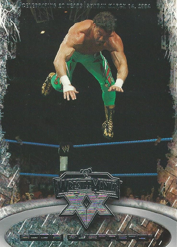 WWE Fleer Wrestlemania XX Trading Card 2004 Eddie Guerrero No.8