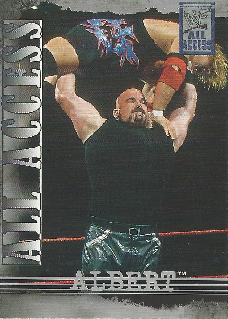 WWF Fleer All Access Trading Cards 2002 Albert No.8